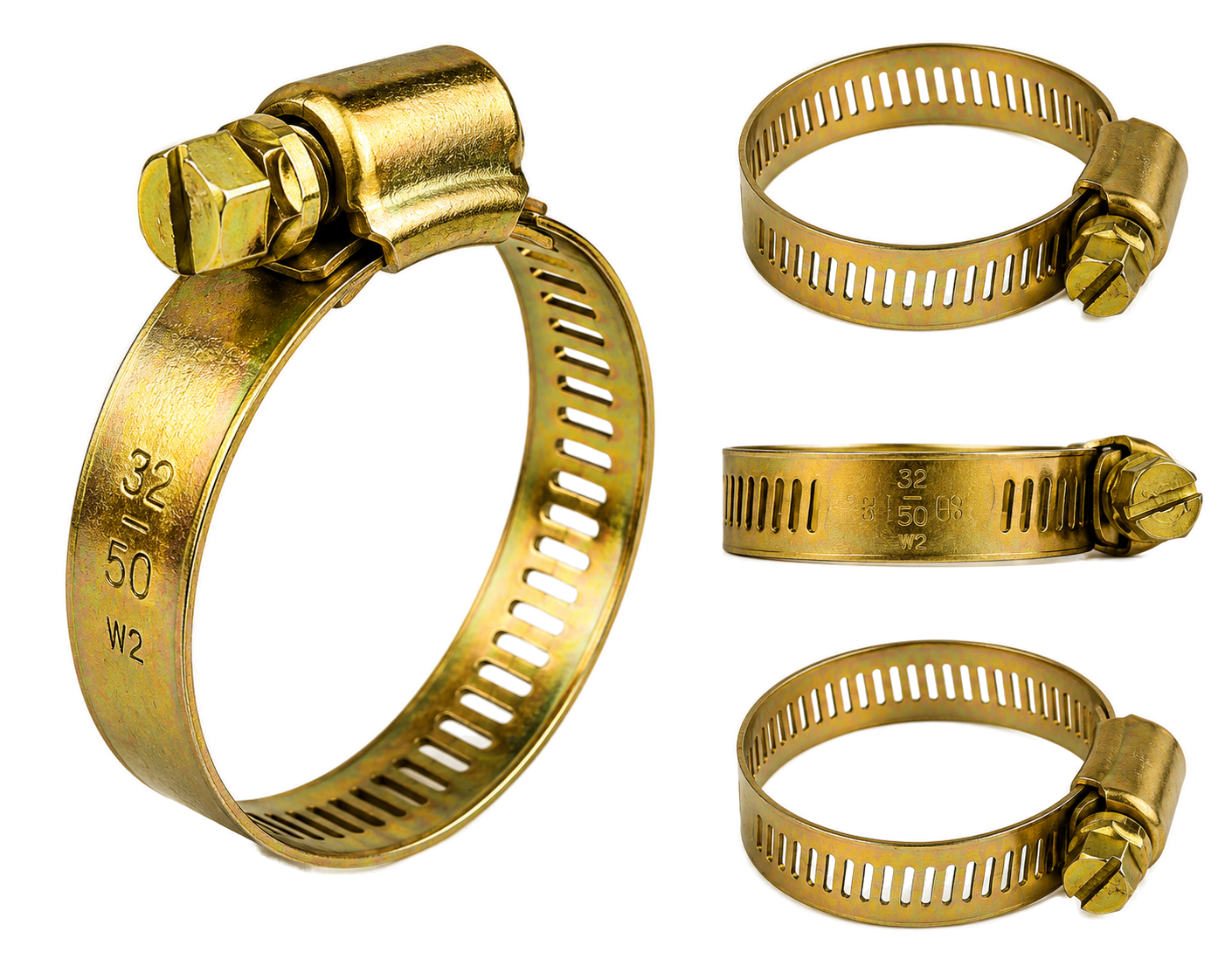 Mild steel hose clamp