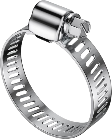 Stainless steel worm drive clamp