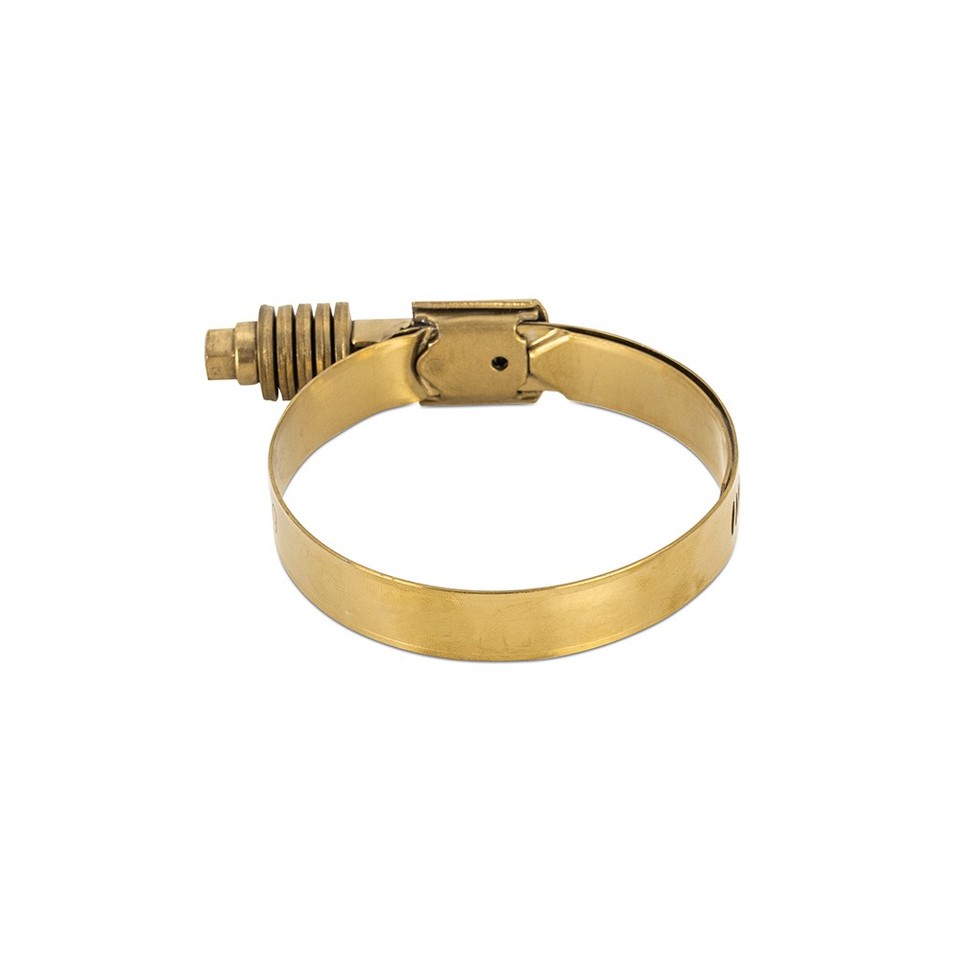 HD gold worm drive hose clamp