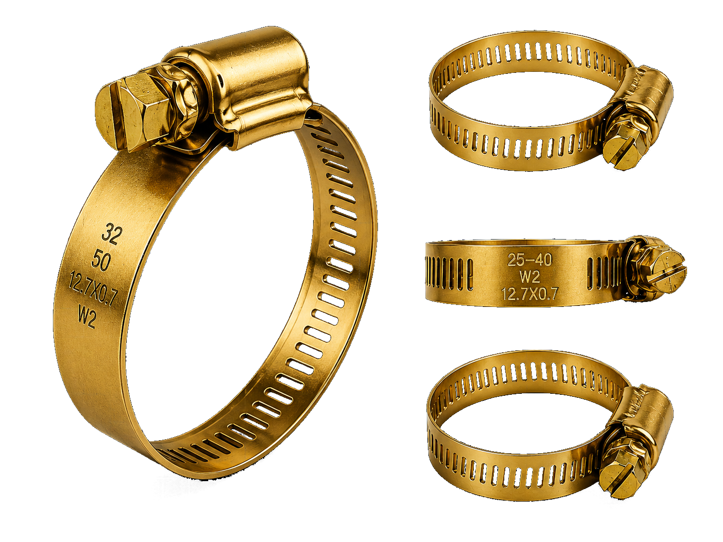Mild steel hose clamp