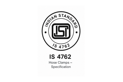 IS 4762 hose clamp specification standard